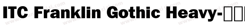 ITC Franklin Gothic Heavy字体转换